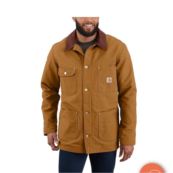 Loose fit firm duck blanket lined chore coat 46 regular NWOT - Picture 2 of 9